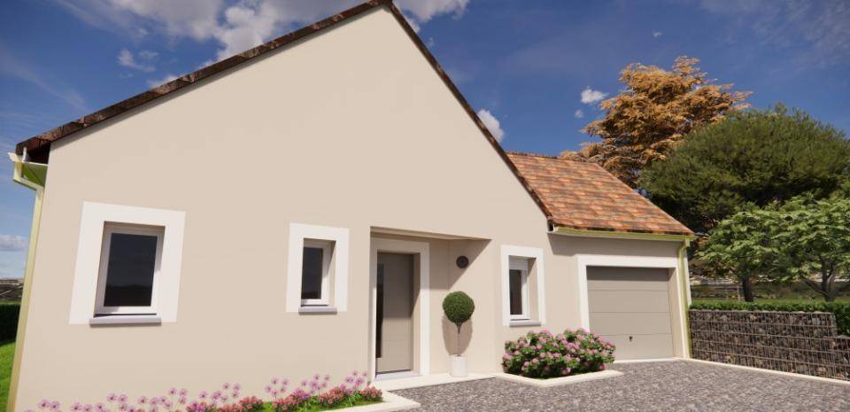 Programme terrain + maison à La Chapelle-au-Moine en Orne (61) de 100 m² à vendre au prix de 245368€ - 1