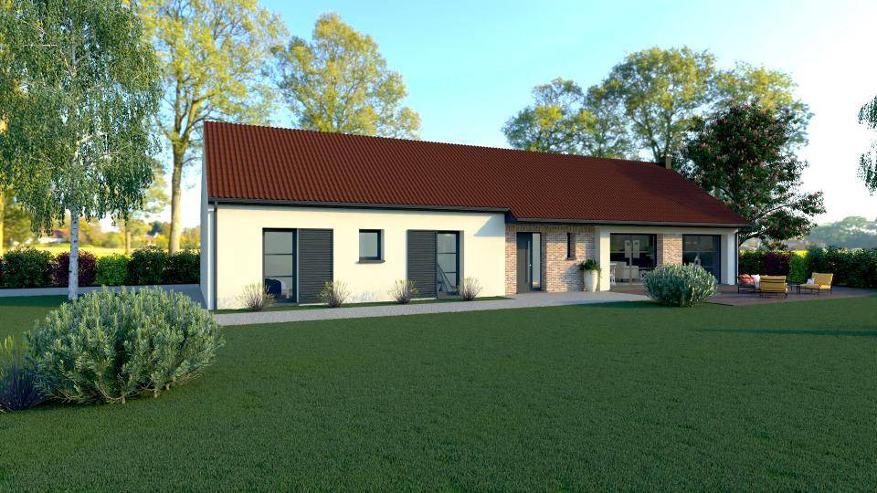 Programme terrain + maison à Tincques en Pas-de-Calais (62) de 140 m² à vendre au prix de 293189€ - 2