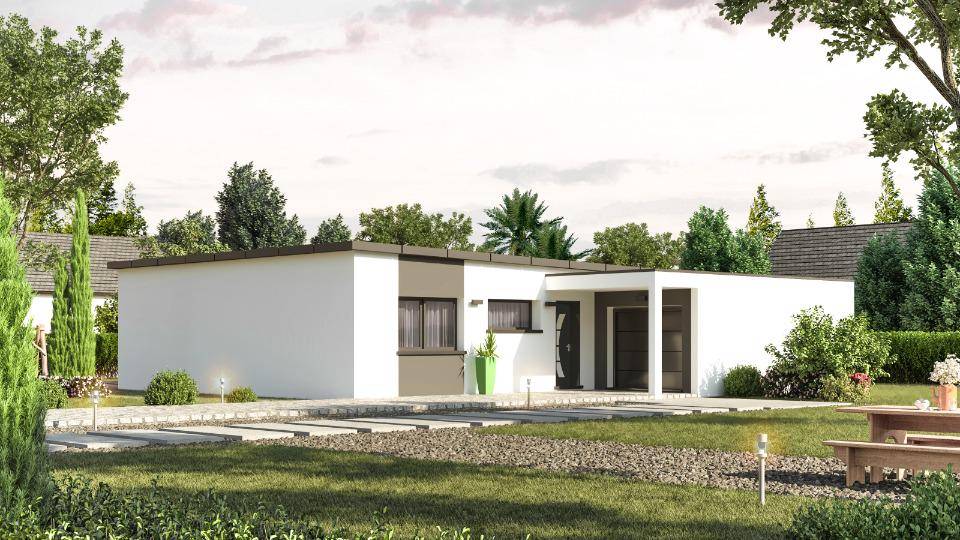 Programme terrain + maison à Landerneau en Finistère (29) de 82 m² à vendre au prix de 312400€ - 1