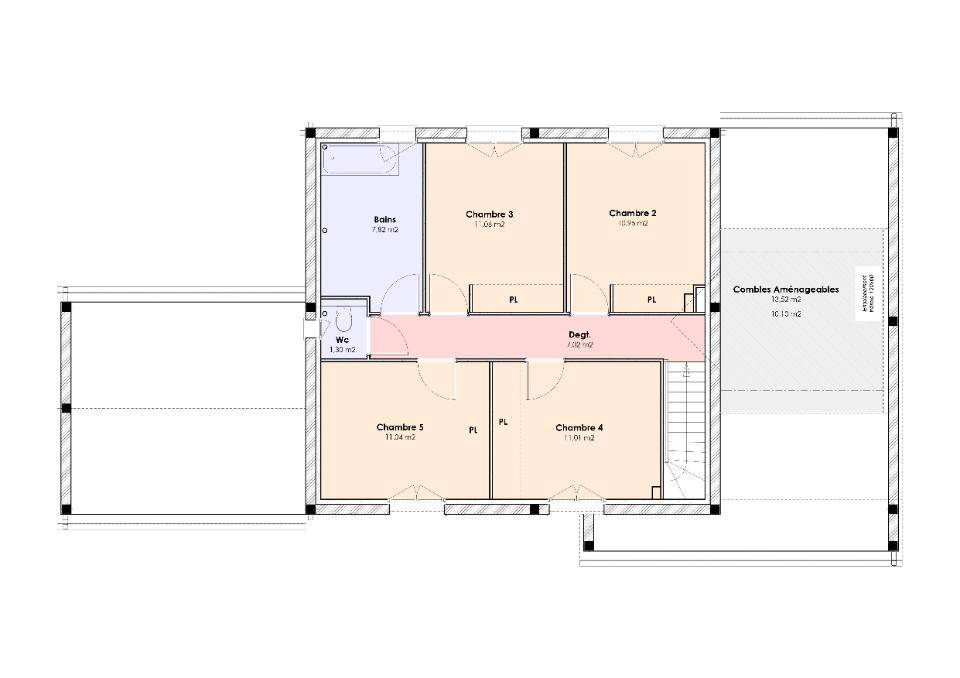 Programme terrain + maison à Chenonceaux en Indre-et-Loire (37) de 151 m² à vendre au prix de 353550€ - 4