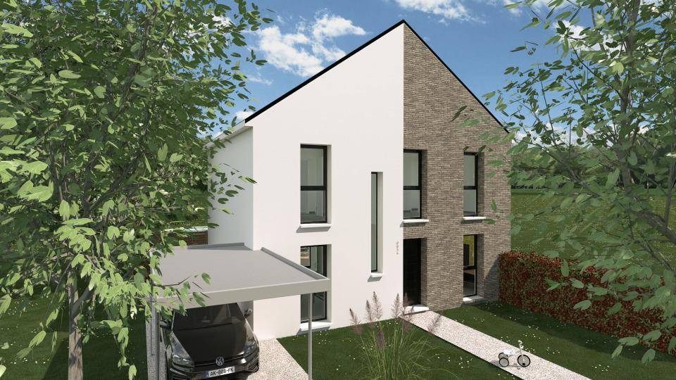 Programme terrain + maison à Verrières-le-Buisson en Essonne (91) de 104 m² à vendre au prix de 612500€ - 1