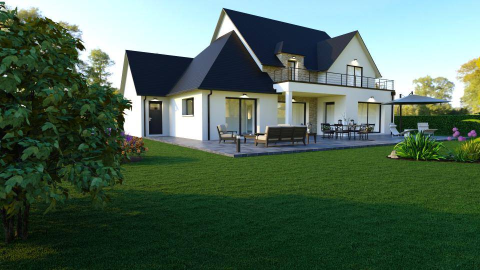 Programme terrain + maison à Grangues en Calvados (14) de 180 m² à vendre au prix de 621000€ - 2
