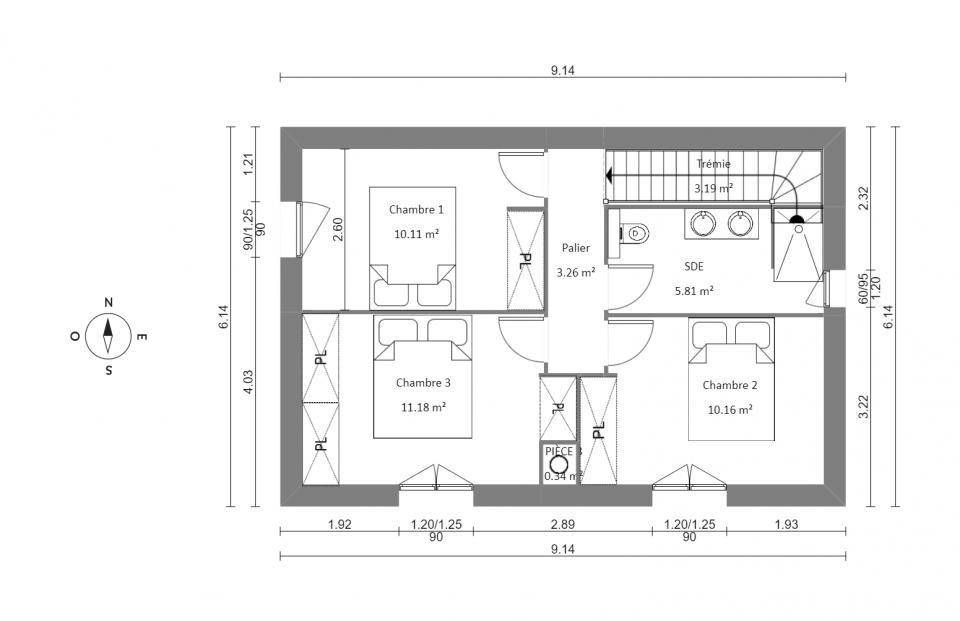 Programme terrain + maison à Vidauban en Var (83) de 80 m² à vendre au prix de 349000€ - 4