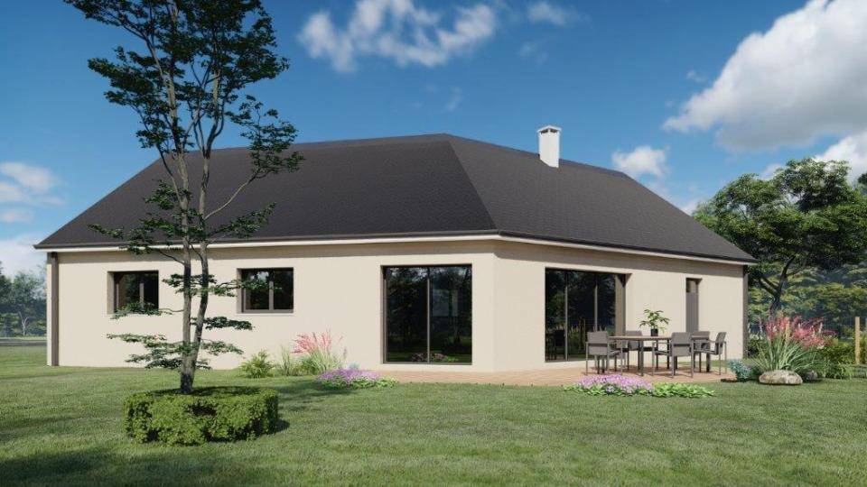 Programme terrain + maison à Écouflant en Maine-et-Loire (49) de 103 m² à vendre au prix de 277000€ - 2