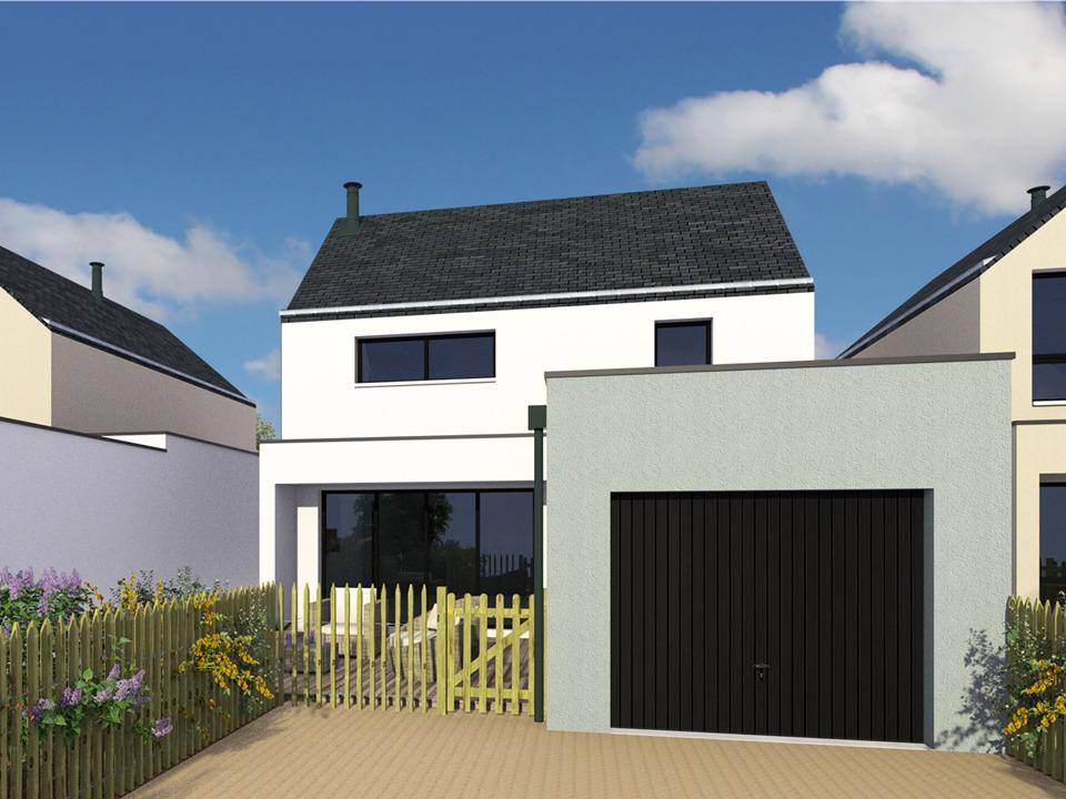 Programme terrain + maison à Clohars-Carnoët en Finistère (29) de 87 m² à vendre au prix de 309395€ - 3