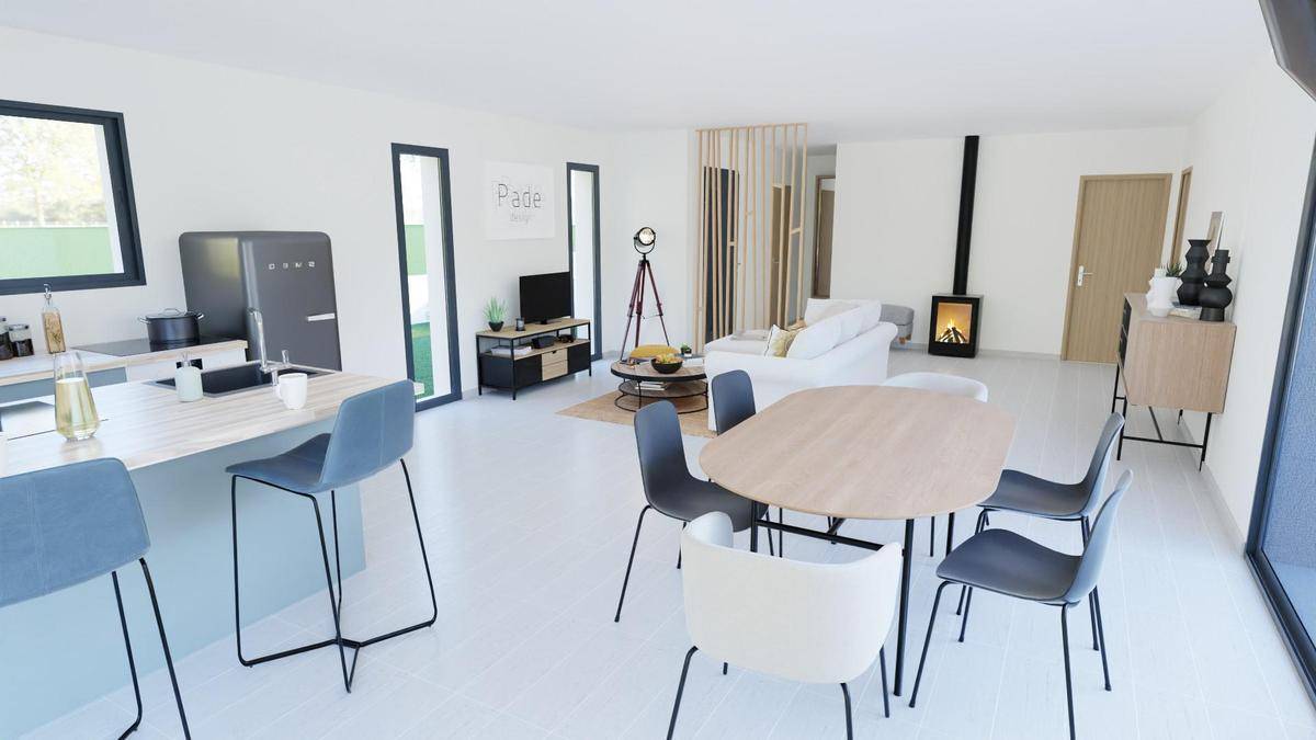 Programme terrain + maison à La Chapelle-de-Guinchay en Saône-et-Loire (71) de 108 m² à vendre au prix de 305000€ - 4