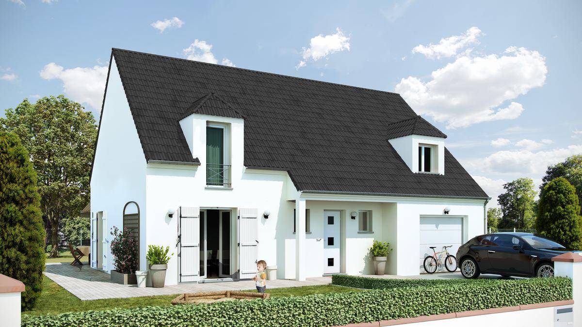 Programme terrain + maison à La Ferté-Milon en Aisne (02) de 98 m² à vendre au prix de 223540€ - 2