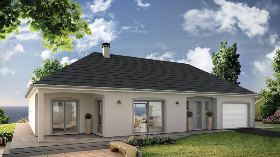 Programme terrain + maison à Criquebeuf-sur-Seine en Eure (27) de 129 m² à vendre au prix de 334000€ - 1