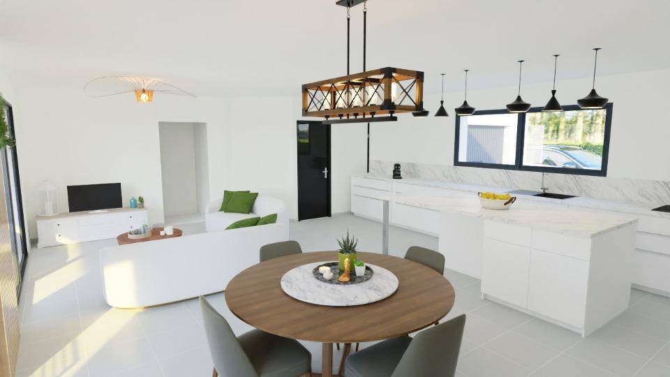 Programme terrain + maison à Ucel en Ardèche (07) de 115 m² à vendre au prix de 365700€ - 4