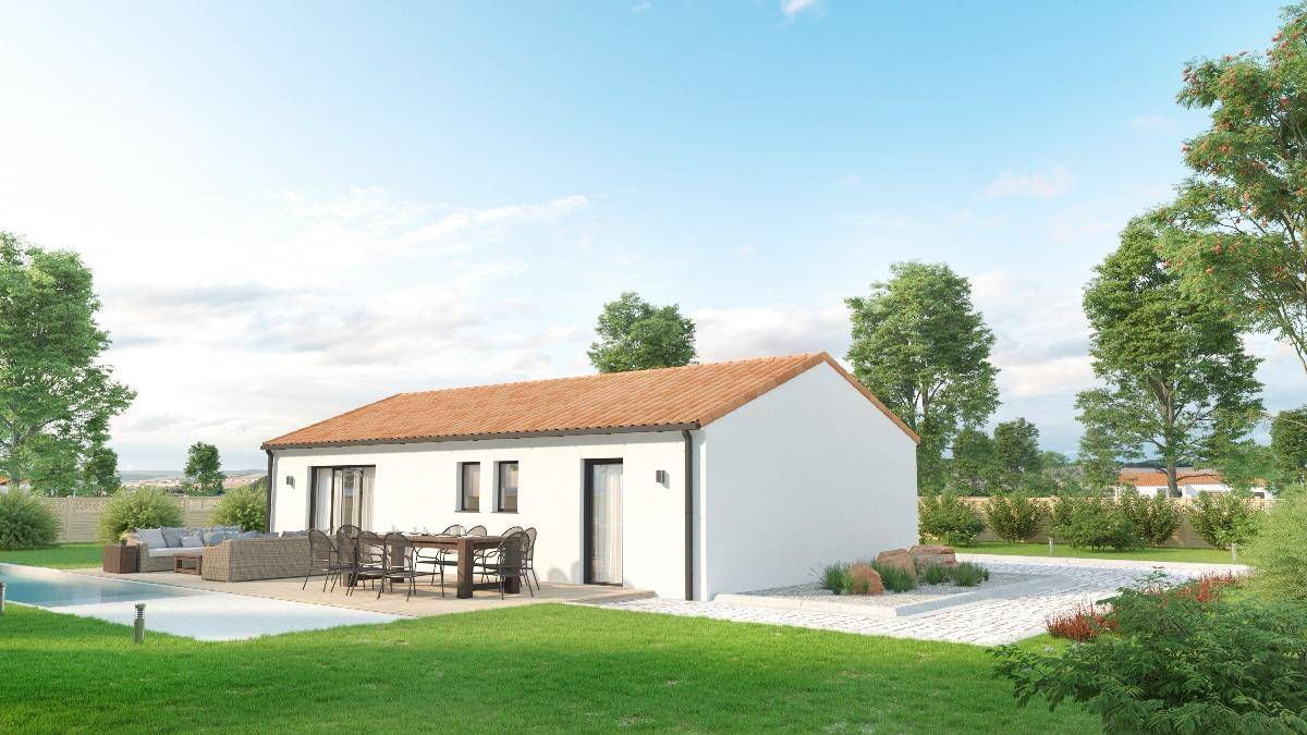 Programme terrain + maison à L'Houmeau en Charente-Maritime (17) de 90 m² à vendre au prix de 272998€ - 2