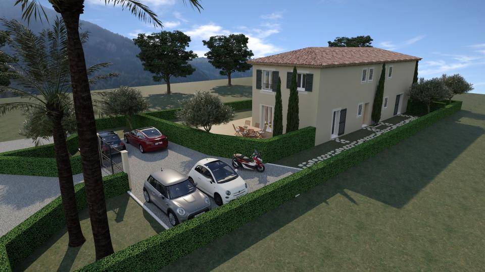 Programme terrain + maison à La Colle-sur-Loup en Alpes-Maritimes (06) de 110 m² à vendre au prix de 546000€ - 2