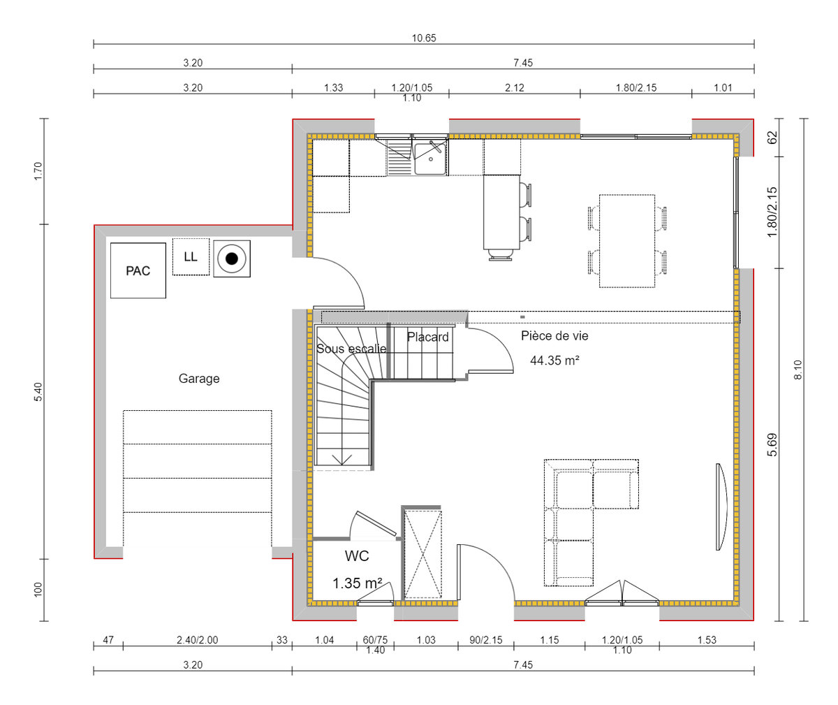 Programme terrain + maison à L'Isle-d'Abeau en Isère (38) de 92 m² à vendre au prix de 307000€ - 3