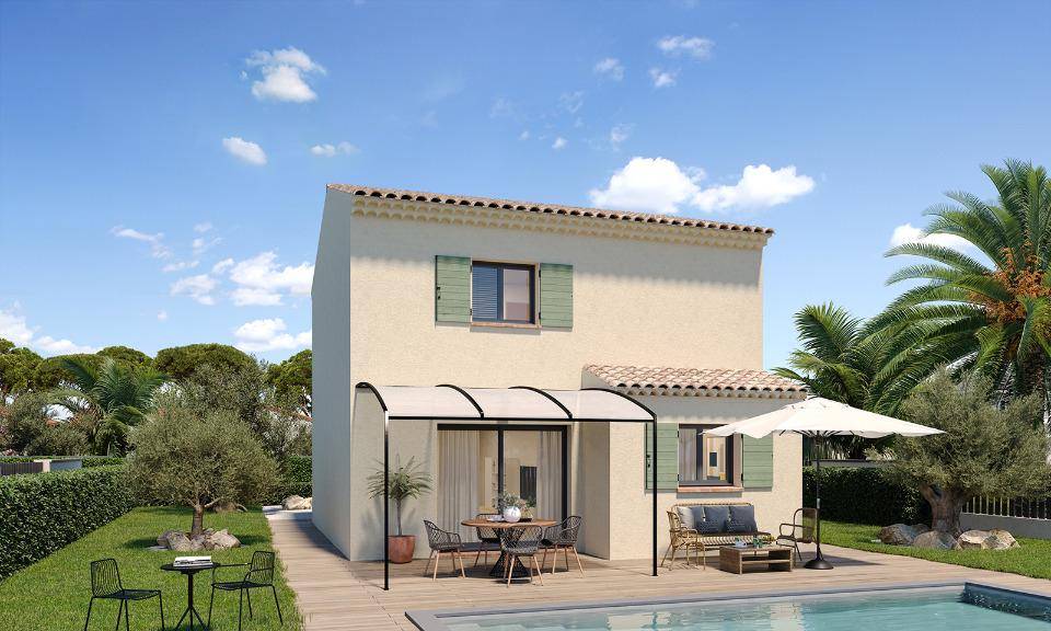Programme terrain + maison à Peyrolles-en-Provence en Bouches-du-Rhône (13) de 82 m² à vendre au prix de 380000€ - 2