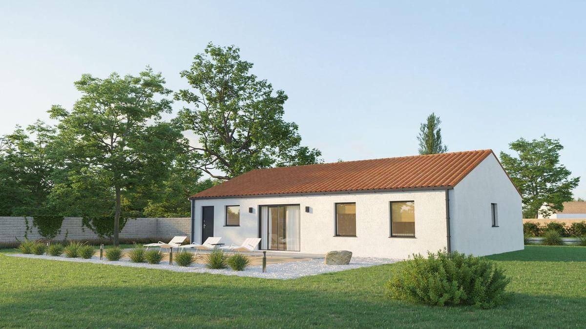 Programme terrain + maison à Frossay en Loire-Atlantique (44) de 65 m² à vendre au prix de 211861€ - 2