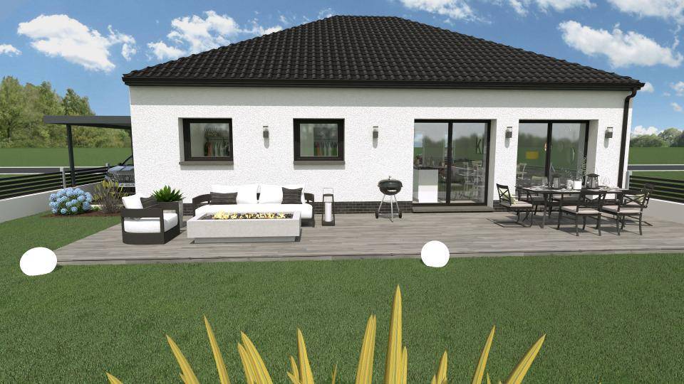 Programme terrain + maison à Liévin en Pas-de-Calais (62) de 93 m² à vendre au prix de 211510€ - 4