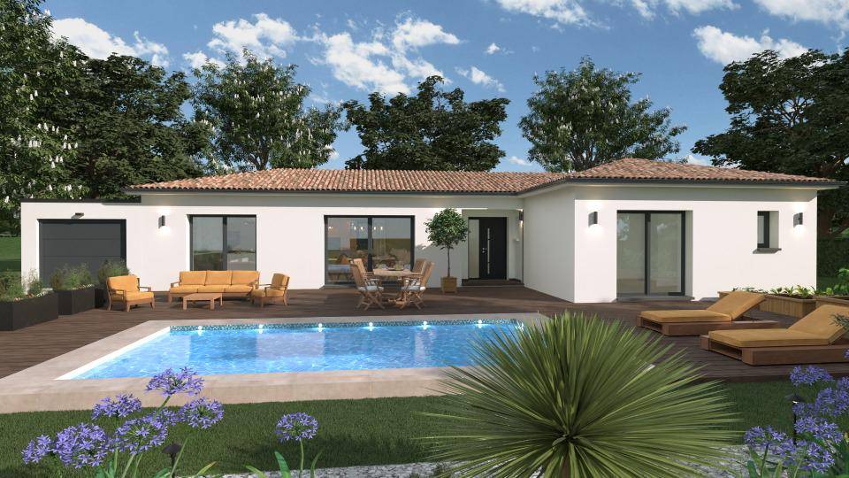 Programme terrain + maison à Sauve en Gard (30) de 113 m² à vendre au prix de 339000€ - 1