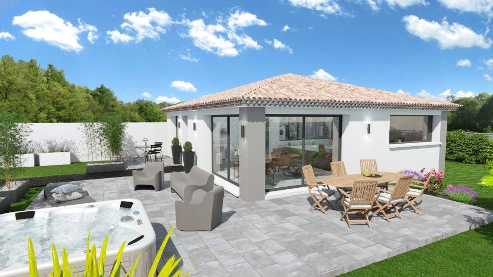 Programme terrain + maison à La Crau en Var (83) de 80 m² à vendre au prix de 555000€ - 1