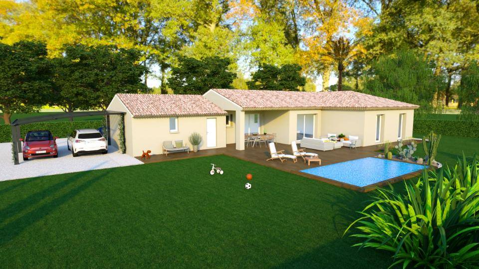 Programme terrain + maison à Villecroze en Var (83) de 108 m² à vendre au prix de 380000€ - 4