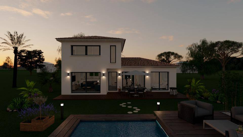 Programme terrain + maison à La Crau en Var (83) de 114 m² à vendre au prix de 674900€ - 1