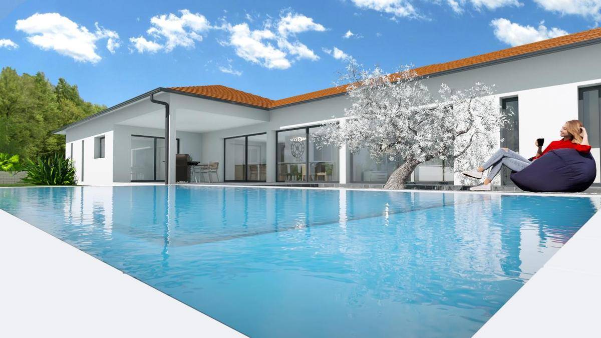Programme terrain + maison à Les Abrets en Dauphiné en Isère (38) de 146 m² à vendre au prix de 344000€ - 1