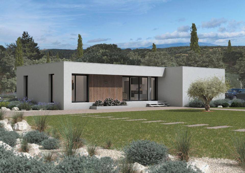Programme terrain + maison à Bagnols-sur-Cèze en Gard (30) de 95 m² à vendre au prix de 392800€ - 2