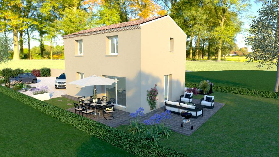 Programme terrain + maison à Vidauban en Var (83) de 80 m² à vendre au prix de 349000€ - 2