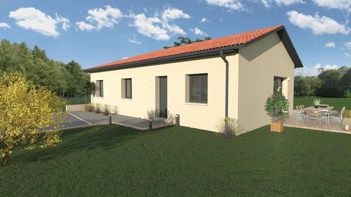Programme terrain + maison à Montmerle-sur-Saône en Ain (01) de 95 m² à vendre au prix de 409000€ - 3