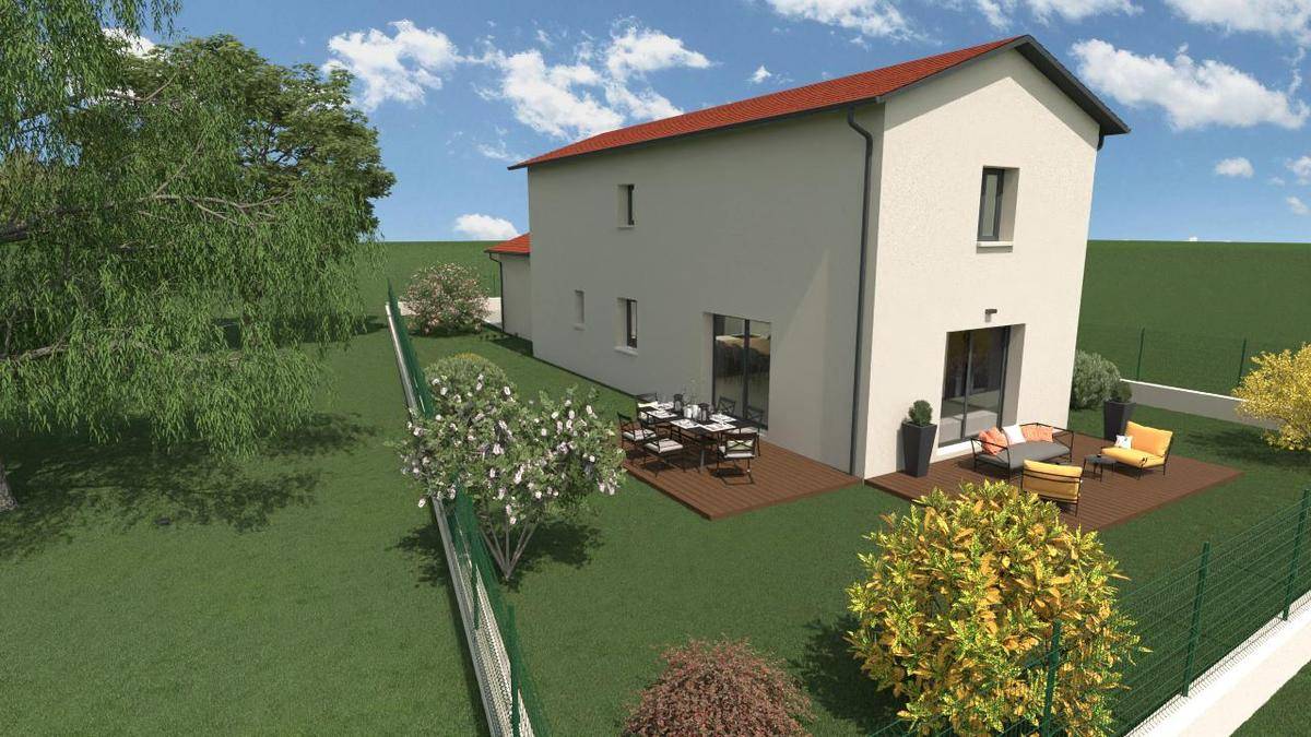 Programme terrain + maison à Sain-Bel en Rhône (69) de 122 m² à vendre au prix de 430100€ - 2