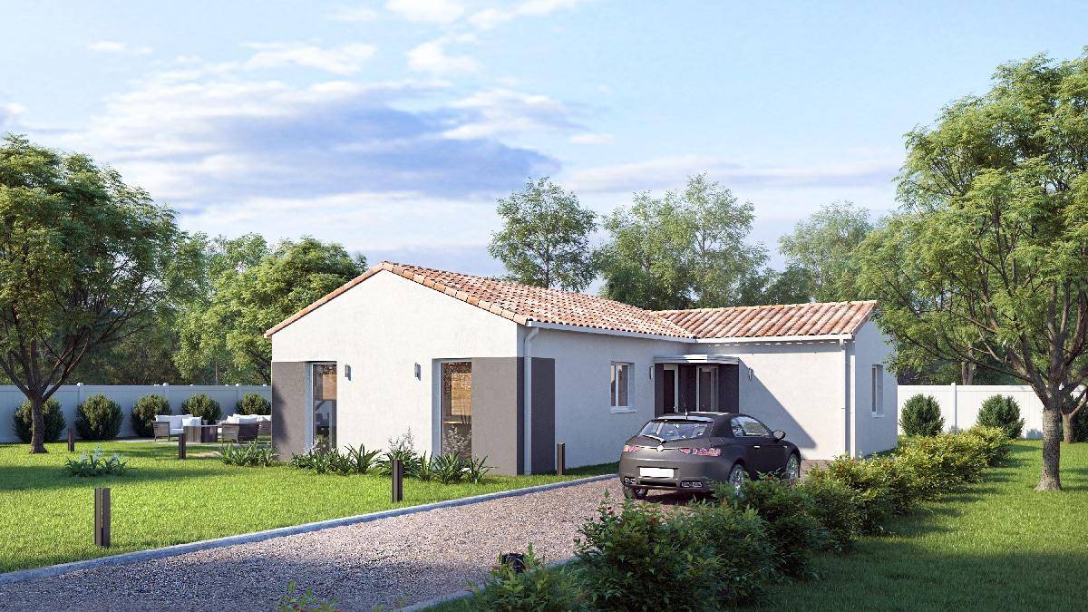 Programme terrain + maison à La Sauve en Gironde (33) de 86 m² à vendre au prix de 279320€ - 3