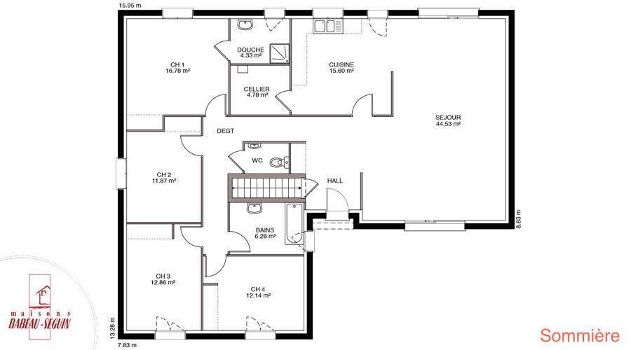 Programme terrain + maison à Connantre en Marne (51) de 80 m² à vendre au prix de 152569€ - 4