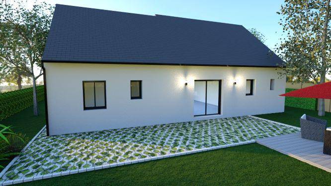 Terrain seul à La Bazoge en Sarthe (72) de 950 m² à vendre au prix de 90000€ - 2