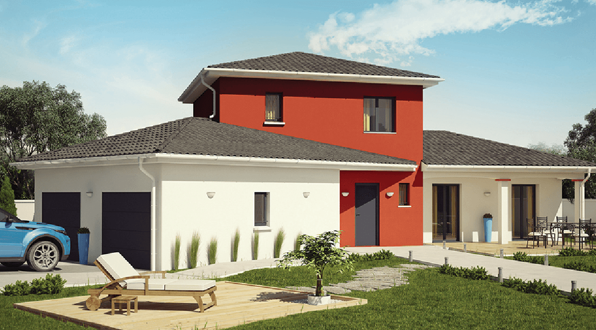 Programme terrain + maison à Taponas en Rhône (69) de 110 m² à vendre au prix de 350000€ - 1