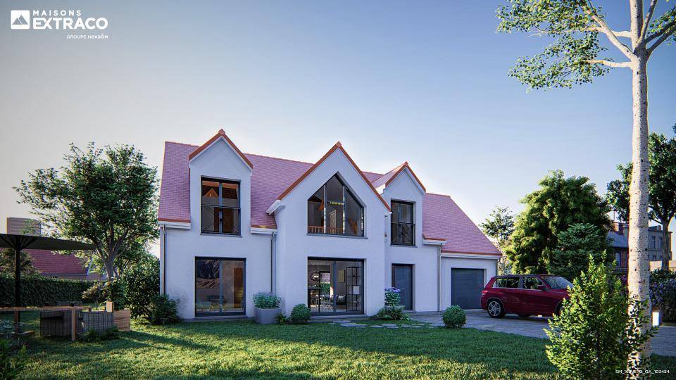 Programme terrain + maison à Fontaine-la-Mallet en Seine-Maritime (76) de 160 m² à vendre au prix de 499000€ - 1