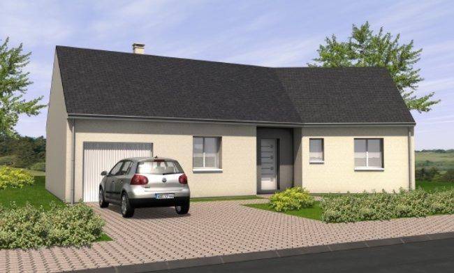 Programme terrain + maison à La Possonnière en Maine-et-Loire (49) de 91 m² à vendre au prix de 332140€ - 1
