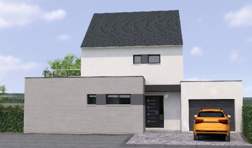 Programme terrain + maison à Huillé-Lézigné en Maine-et-Loire (49) de 130 m² à vendre au prix de 317400€ - 1