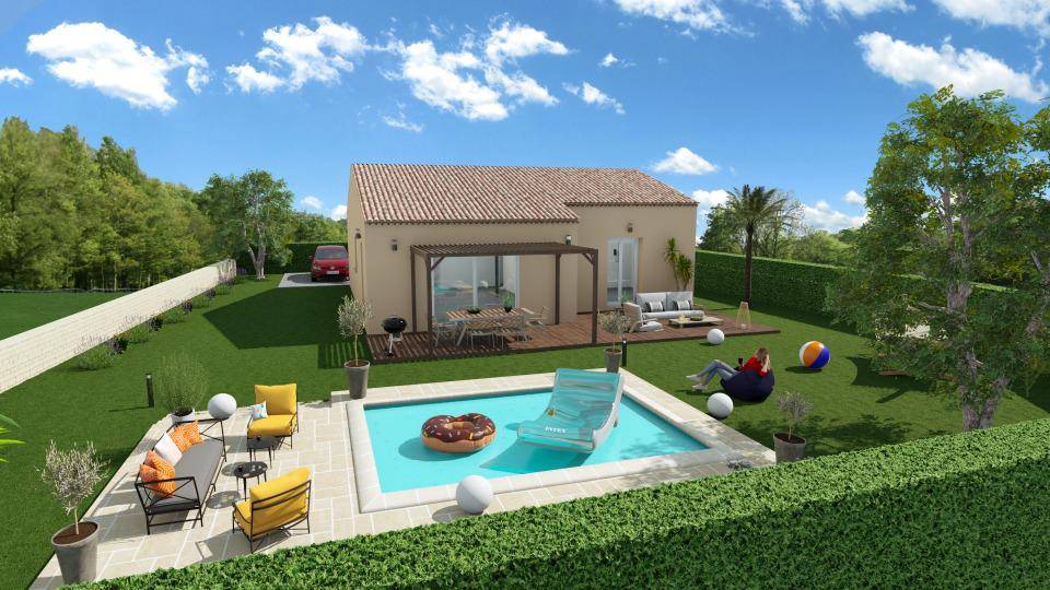 Programme terrain + maison à Toulon en Var (83) de 90 m² à vendre au prix de 465000€ - 1