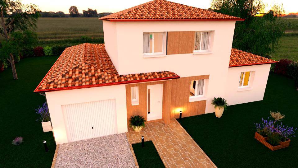 Programme terrain + maison à Cartelègue en Gironde (33) de 132 m² à vendre au prix de 352878€ - 2