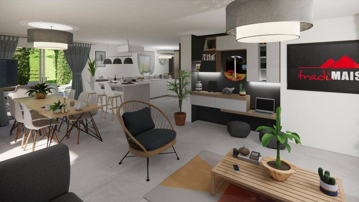 Programme terrain + maison à Pérignat-lès-Sarliève en Puy-de-Dôme (63) de 117 m² à vendre au prix de 495000€ - 2