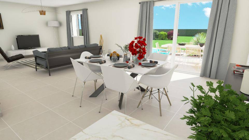 Programme terrain + maison à Roquebrune-sur-Argens en Var (83) de 98 m² à vendre au prix de 482000€ - 3