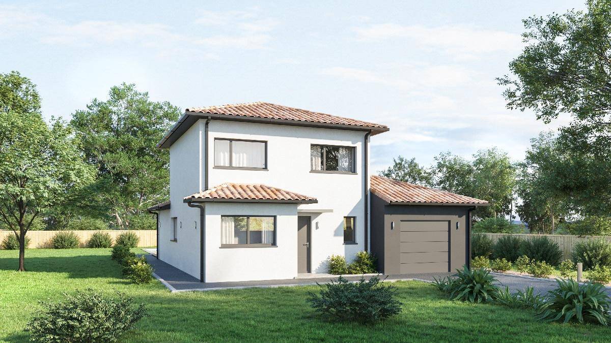 Programme terrain + maison à Sainte-Orse en Dordogne (24) de 127 m² à vendre au prix de 257800€ - 4