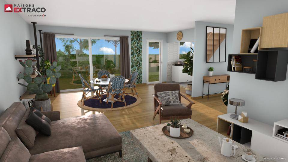 Programme terrain + maison à Rogerville en Seine-Maritime (76) de 156 m² à vendre au prix de 442000€ - 2