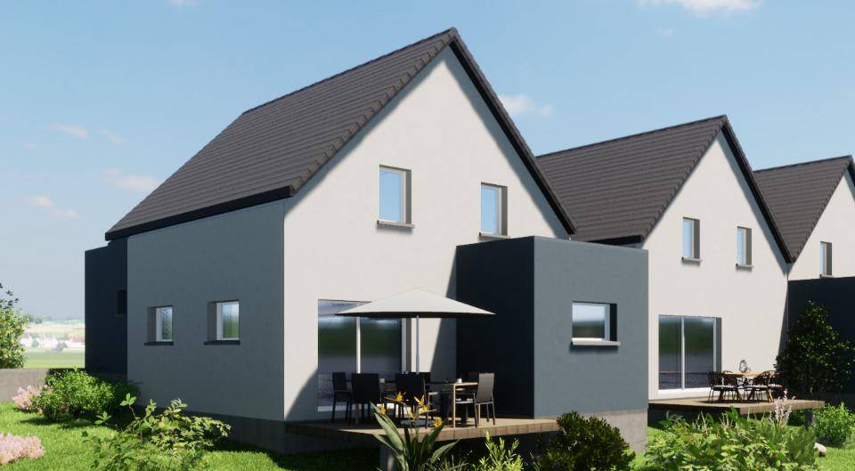 Programme terrain + maison à Osenbach en Haut-Rhin (68) de 103 m² à vendre au prix de 297400€ - 1