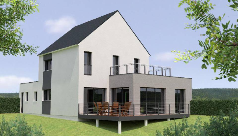 Programme terrain + maison à Huillé-Lézigné en Maine-et-Loire (49) de 130 m² à vendre au prix de 317400€ - 3