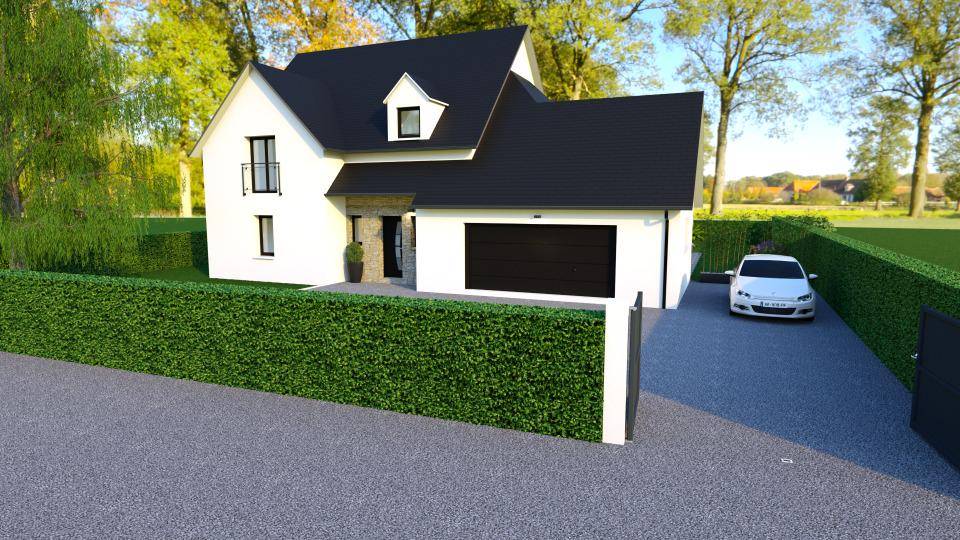 Programme terrain + maison à Grangues en Calvados (14) de 180 m² à vendre au prix de 621000€ - 1