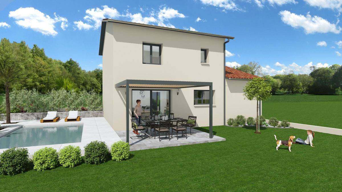 Programme terrain + maison à Frans en Ain (01) de 92 m² à vendre au prix de 327000€ - 3