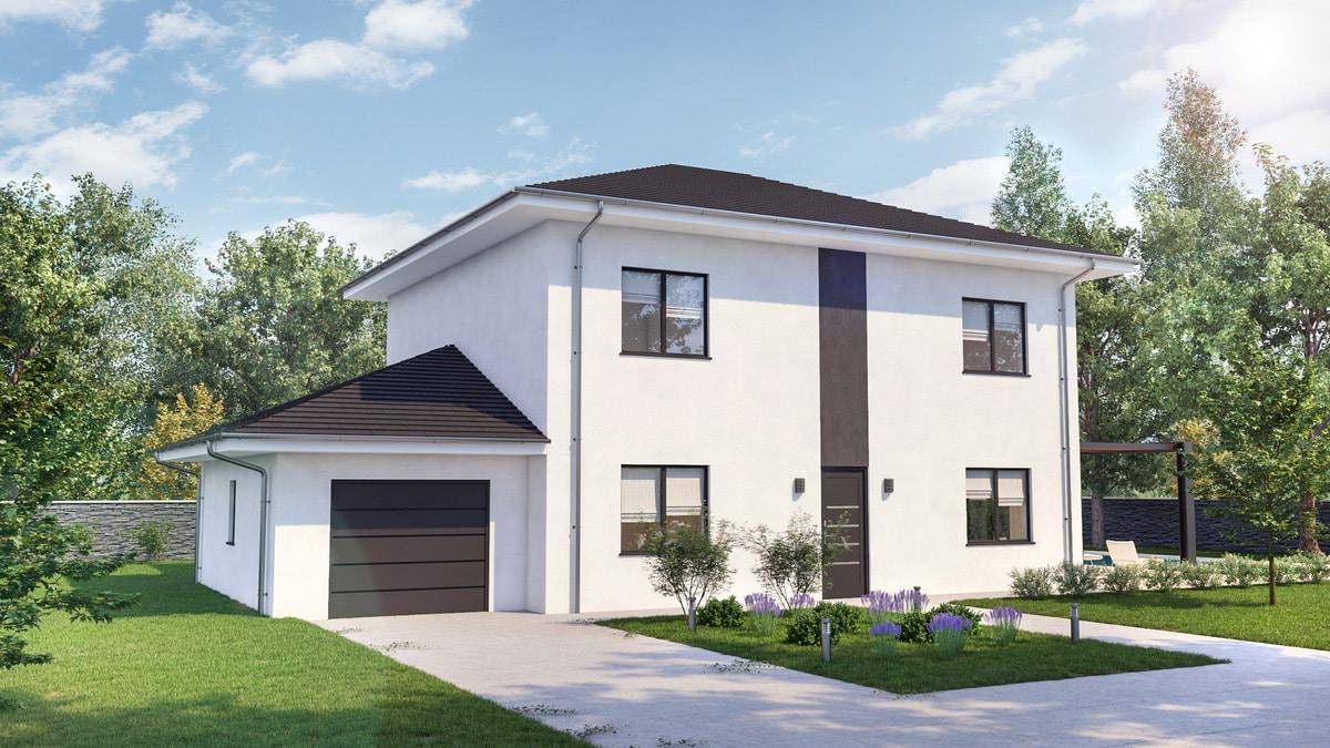 Programme terrain + maison à Parves et Nattages en Ain (01) de 136 m² à vendre au prix de 407851€ - 1