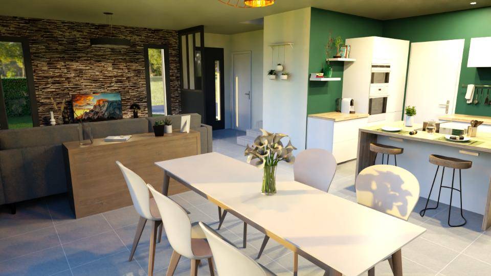 Programme terrain + maison à Bagnols-sur-Cèze en Gard (30) de 86 m² à vendre au prix de 268700€ - 2