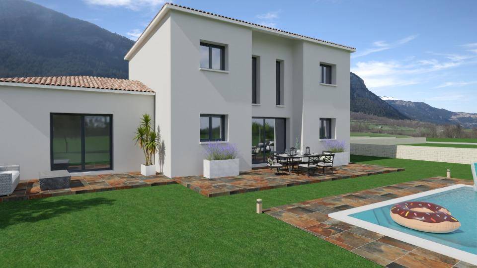 Programme terrain + maison à Sénas en Bouches-du-Rhône (13) de 120 m² à vendre au prix de 389900€ - 1