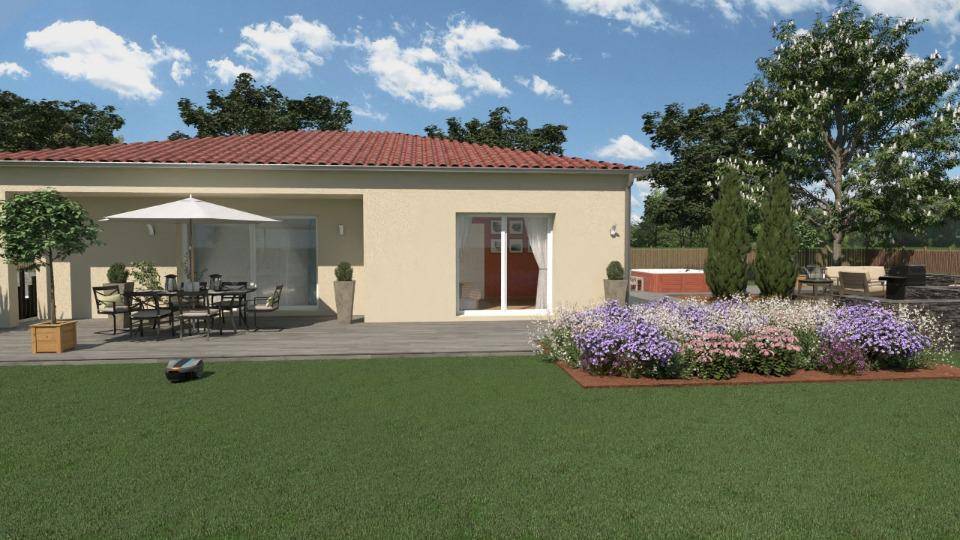 Programme terrain + maison à Rignieux-le-Franc en Ain (01) de 84 m² à vendre au prix de 294000€ - 1