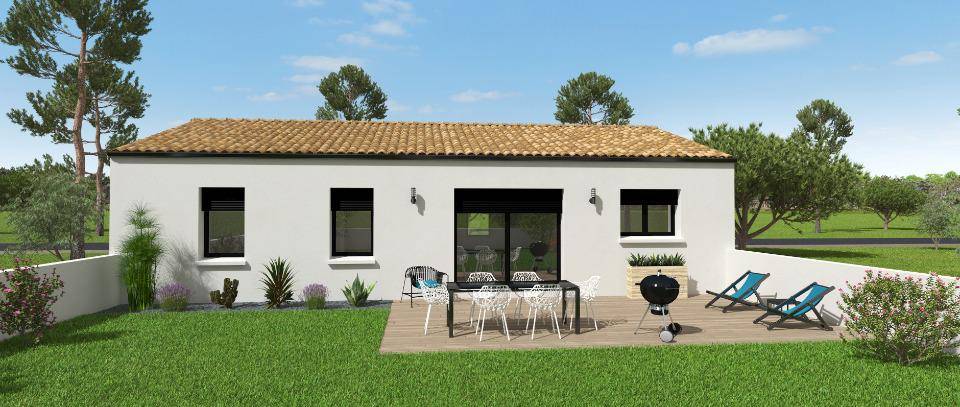 Programme terrain + maison à Saint-Georges-du-Bois en Charente-Maritime (17) de 80 m² à vendre au prix de 180350€ - 2